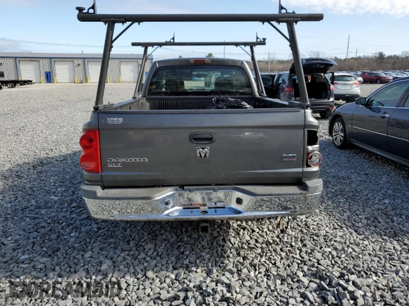 2006 Dodge Dakota SLT with VIN 1D7HW42N36S535067, listed as a Copart auction lot 49961015 with Not Provided miles and Non Repairable. Bid and sale history available at carsss.com. Image 6.
