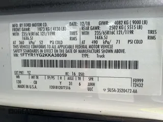 2019 Ford Transit with VIN 1FTYR1YG2KKA38059, listed as a IAAI auction lot 42726817 with 148,830 mi miles and . Bid and sale history available at DreamBid. Image 23.