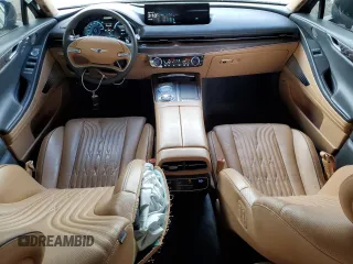 2021 Genesis G80 3.5T Prestige with VIN KMTGC4SD0MU047123, listed as a Copart auction lot 78624884 with 74,884 mi miles and Non Repairable. Bid and sale history available at carsss.com. Image 8.