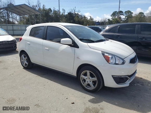 2020 Mitsubishi Mirage ES with VIN ML32A3HJ3LH005626, listed as a Copart auction lot 47645305 with 50,212 mi miles and Salvage Title. Bid and sale history available at carsss.com. Image 4.