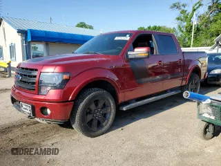 2014 Ford F-150 XL with VIN 1FTFW1ET0EFA14406, listed as a Copart auction lot 55762535 with 172,140 mi miles and Salvage title. Bid and sale history available at DreamBid. Image 1.