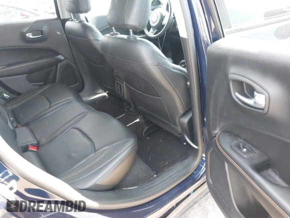 2018 Jeep Compass Limited with VIN 3C4NJDCB5JT259434, listed as a IAAI auction lot 41855772 with 57,333 mi miles. Bid and sale history available at carsss.com. Image 8.