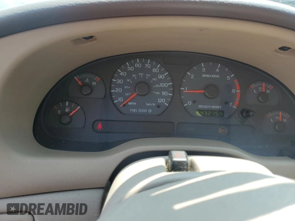 2003 Ford Mustang Deluxe with VIN 1FAFP44423F396045, listed as a Copart auction lot 60459935 with 243,215 mi miles and Salvage title. Bid and sale history available at DreamBid. Image 9.