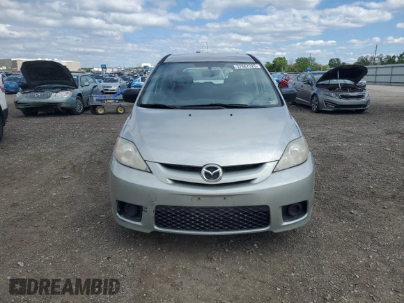 2006 Mazda 5 Touring with VIN JM1CR293760119250, listed as a Copart auction lot 57667325 with 121,226 mi miles and Salvage title. Bid and sale history available at DreamBid. Image 5.