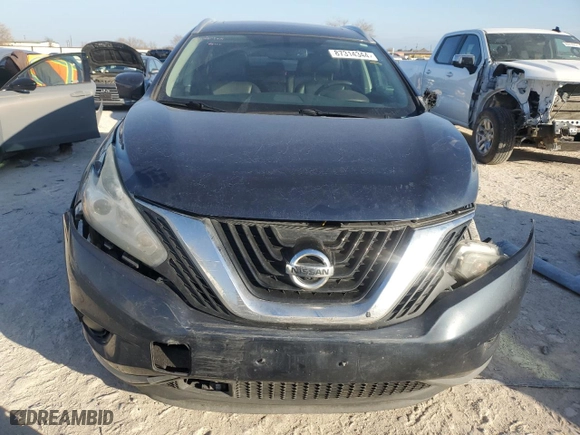 2017 Nissan Murano S with VIN 5N1AZ2MH5HN142232, listed as a Copart auction lot 87314344 with 140,201 mi miles and Salvage Title. Bid and sale history available at carsss.com. Image 5.