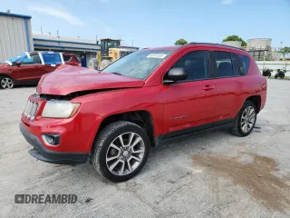 2016 Jeep Compass Sport with VIN 1C4NJCBAXGD727000, listed as a Copart auction lot 64591555 with 154,441 mi miles and Clean title. Bid and sale history available at DreamBid. Image 1.