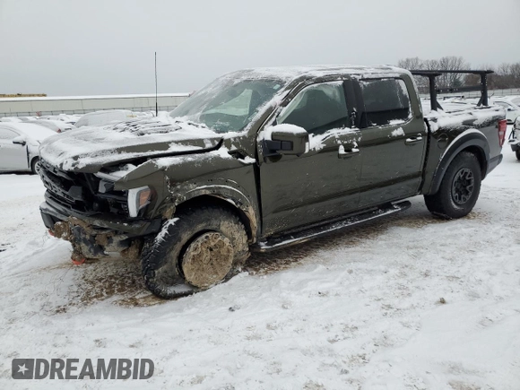 2024 Ford F-150 Raptor with VIN 1FTFW1RJ7RFA47966, listed as a Copart auction lot 88362085 with 14,783 mi miles and Salvage Title. Bid and sale history available at DreamBid. Image 1.