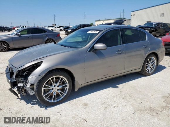 2008 Infiniti G35 Journey with VIN JNKBV61EX8M200345, listed as a Copart auction lot 51952815 with 173,074 mi miles and Salvage Title. Bid and sale history available at DreamBid. Image 1.