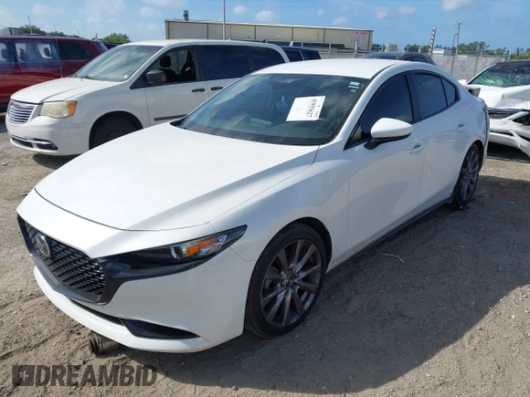 2019 Mazda 3 w/Select Pkg with VIN 3MZBPAAL7KM106686, listed as a IAAI auction lot 41955627 with 62,211 mi miles. Bid and sale history available at carsss.com. Image 17.