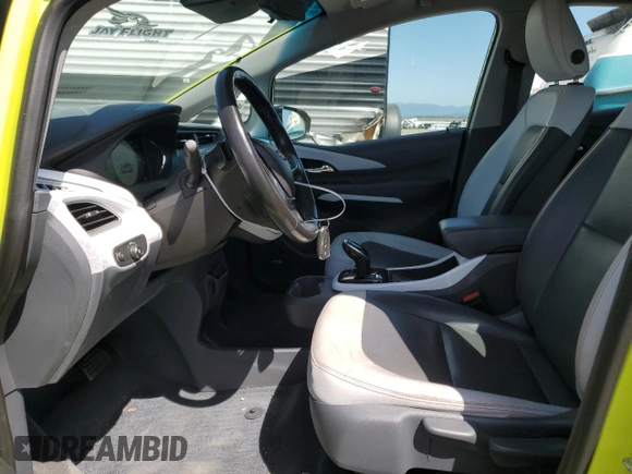 2019 Chevrolet Bolt EV Premier with VIN 1G1FZ6S02K4110388, listed as a Copart auction lot 52426095 with 65,913 mi miles and Salvage title. Bid and sale history available at DreamBid. Image 7.