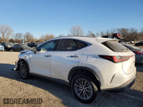 2022 Lexus NX with VIN 2T2GGCEZ8NC010691, listed as a Copart auction lot 89379835 with 54,427 mi miles and Salvage Title. Bid and sale history available at carsss.com. Image 2.