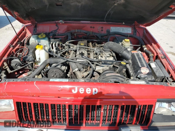 1996 Jeep Cherokee Country with VIN 1J4FJ78S9TL130605, listed as a Copart auction lot 74673934 with 196,857 mi miles and Salvage Title. Bid and sale history available at carsss.com. Image 12.