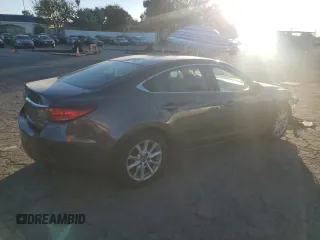 2015 Mazda 6 i Sport with VIN JM1GJ1U50F1184835, listed as a Copart auction lot 85334914 with 136,181 mi miles and Salvage Title. Bid and sale history available at carsss.com. Image 3.