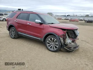 2018 Ford Explorer Platinum with VIN 1FM5K8HT1JGC57041, listed as a Copart auction lot 45741235 with 98,236 mi miles and Salvage Title. Bid and sale history available at carsss.com. Image 4.