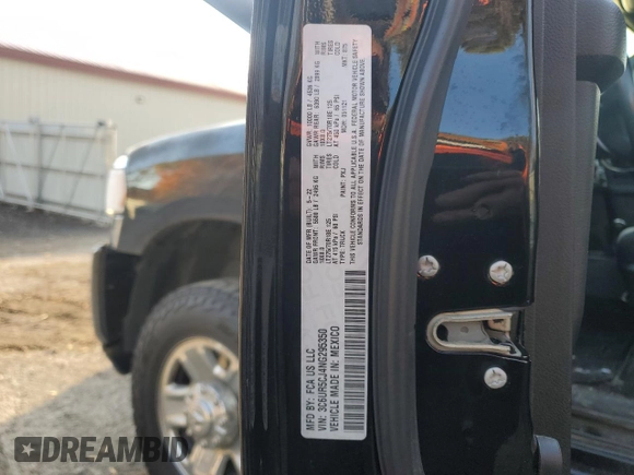 2022 Ram 2500 Tradesman with VIN 3C6UR5CJ4NG295350, listed as a Copart auction lot 75772994 with 57,158 mi miles and Non Repairable. Bid and sale history available at carsss.com. Image 12.