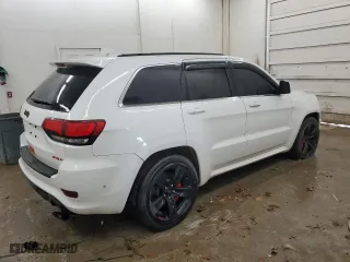 2015 Jeep Grand Cherokee SRT with VIN 1C4RJFDJ6FC902573, listed as a Copart auction lot 43718305 with 0 mi miles and Salvage Title. Bid and sale history available at carsss.com. Image 3.