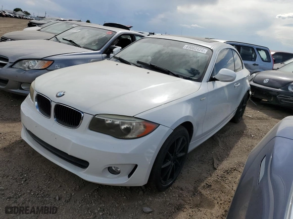 2012 BMW 1 Series 128i with VIN WBAUP7C52CVP22295, listed as a Copart auction lot 69062424 with 39,321 mi miles and Salvage Title. Bid and sale history available at carsss.com. Image 1.