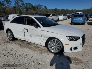 2017 Audi A4 Premium with VIN WAUANAF47HN001938, listed as a Copart auction lot 47677255 with 70,018 mi miles and Salvage Title. Bid and sale history available at carsss.com. Image 4.