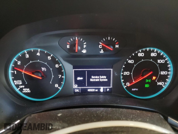 2023 Chevrolet Equinox LS with VIN 3GNAX5EG6PL259311, listed as a Copart auction lot 56166545 with 48,928 mi miles and Salvage title. Bid and sale history available at DreamBid. Image 9.