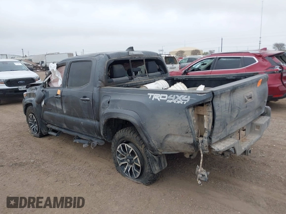 2023 Toyota Tacoma 4WD SR with VIN 3TMCZ5AN6PM554838, listed as a IAAI auction lot 41215603 with 1 mi miles. Bid and sale history available at carsss.com. Image 13.
