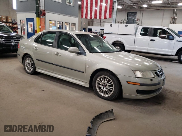 2006 Saab 9-3 z VIN YS3FD49Y261002858, wystawiony jako Copart lot #53555455 z przebiegiem 263 663 mil mil oraz Czysty tytuł • Clean title. Historia ofert i sprzedaży dostępna na DreamBid. Obrazek 4.