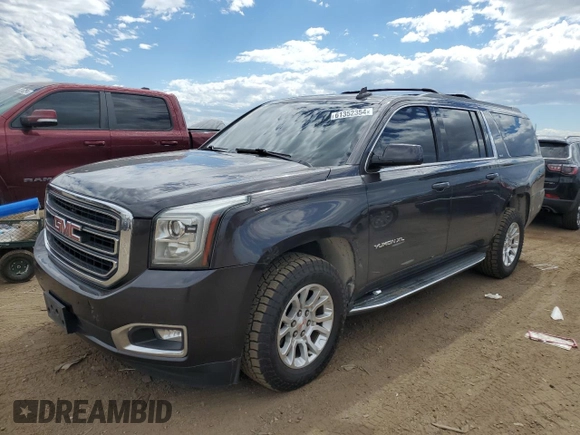 2018 GMC Yukon XL SLT with VIN 1GKS2GKC0JR136892, listed as a Copart auction lot 61352354 with 101,093 mi miles and Clean Title. Bid and sale history available at carsss.com. Image 1.