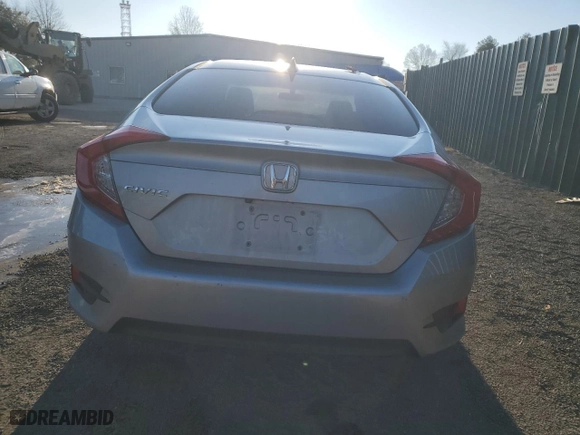 2018 Honda Civic Sedan EX with VIN 2HGFC2F71JH597207, listed as a Copart auction lot 45045595 with 109,044 mi miles and Salvage Title. Bid and sale history available at carsss.com. Image 6.