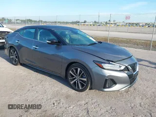 2021 Nissan Maxima SV with VIN 1N4AA6CVXMC508952, listed as a IAAI auction lot 41900012 with 66,249 mi miles and . Bid and sale history available at DreamBid. Image 1.