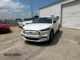 2024 Ford Mustang Mach-E Select with VIN 3FMTK1R42RMA43828, listed as a Copart auction lot 59789305 with 5,104 mi miles and Salvage title. Bid and sale history available at DreamBid. Image 1.