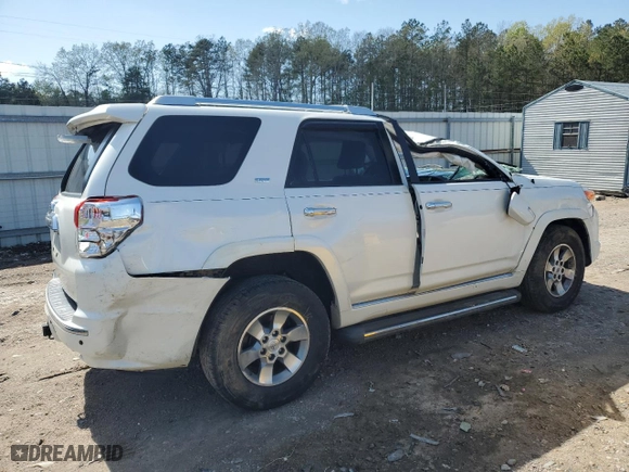 2011 Toyota 4Runner SR5 with VIN JTEZU5JR7B5022696, listed as a Copart auction lot 51961175 with 66,107 mi miles and Salvage Title. Bid and sale history available at carsss.com. Image 3.