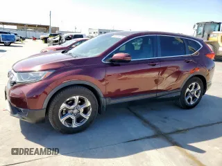 2019 Honda CR-V EX with VIN 7FARW1H58KE015852, listed as a Copart auction lot 49676005 with 47,391 mi miles and Clean Title. Bid and sale history available at carsss.com. Image 1.