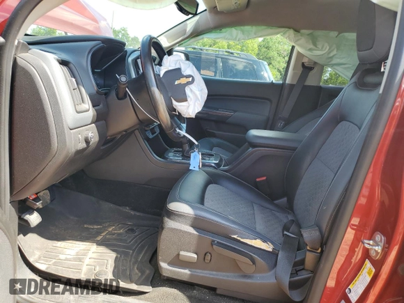 2015 Chevrolet Colorado 2WD Z71 with VIN 1GCGSCE35F1186280, listed as a Copart auction lot 56596115 with 123,041 mi miles and Salvage title. Bid and sale history available at DreamBid. Image 7.