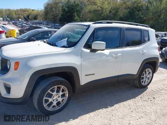 2020 Jeep Renegade Latitude with VIN ZACNJBBB1LPL21425, listed as a IAAI auction lot 42228722 with 78,334 mi miles and . Bid and sale history available at DreamBid. Image 14.