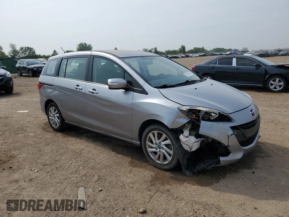 2015 Mazda 5 Sport with VIN JM1CW2BL4F0181336, listed as a Copart auction lot 60156025 with 72,079 mi miles and Salvage title. Bid and sale history available at DreamBid. Image 4.