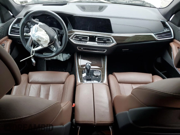 2020 BMW X5 xDrive40i with VIN 5UXCR6C06L9B11252, listed as a Copart auction lot 59634655 with Not provided miles and Salvage title. Bid and sale history available at DreamBid. Image 8.