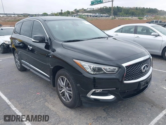 2020 Infiniti QX60 Luxe with VIN 5N1DL0MN2LC540608, listed as a IAAI auction lot 42187929 with 82,227 mi miles and . Bid and sale history available at DreamBid. Image 1.