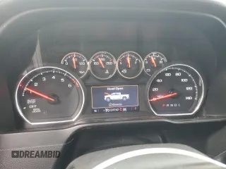 2020 Chevrolet Silverado 1500 LT with VIN 3GCUYDED3LG190079, listed as a Copart auction lot 47283485 with 124,162 mi miles and Salvage Title. Bid and sale history available at DreamBid. Image 9.