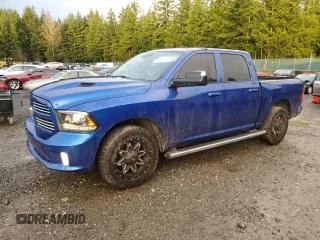 2015 Ram 1500 Sport z VIN 1C6RR7MT1FS526992, wystawiony jako Copart lot #87110934 z przebiegiem 156 713 mil mil oraz Czysty tytuł • Clean title. Historia ofert i sprzedaży dostępna na DreamBid. Obrazek 1.