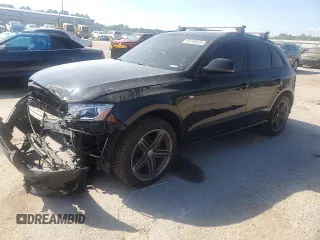 2012 Audi Q5 Prestige with VIN WA1WKAFPXCA109105, listed as a Copart auction lot 55740625 with 129,818 mi miles and Salvage title. Bid and sale history available at DreamBid. Image 1.