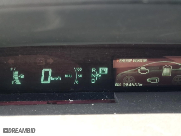 2012 Toyota Prius Plug-In with VIN JTDKN3DP6C3026947, listed as a Copart auction lot 49253945 with 284,655 mi miles and Salvage Title. Bid and sale history available at carsss.com. Image 9.