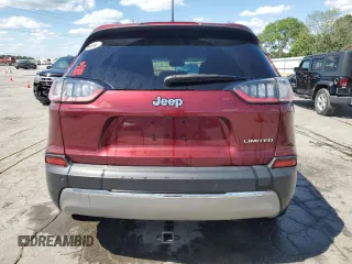 2019 Jeep Cherokee Limited with VIN 1C4PJLDB1KD171943, listed as a Copart auction lot 58273005 with 126,115 mi miles and Salvage title. Bid and sale history available at DreamBid. Image 6.