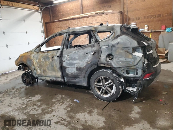 2017 Hyundai Santa Fe 2.4L with VIN 5XYZUDLB1HG383534, listed as a Copart auction lot 56553055 with Not provided miles and Salvage title. Bid and sale history available at DreamBid. Image 2.