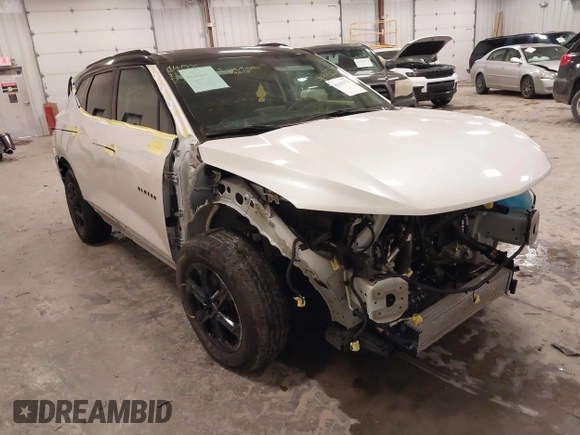 2024 Chevrolet Blazer LT with VIN 3GNKBJR40RS170127, listed as a IAAI auction lot 41443575 with 13,200 mi miles and . Bid and sale history available at DreamBid. Image 1.
