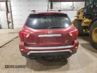 2017 Nissan Pathfinder Platinum with VIN 5N1DR2MM2HC612061, listed as a Copart auction lot 58621965 with 116,349 mi miles and Salvage title. Bid and sale history available at DreamBid. Image 6.
