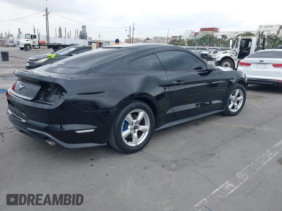 2018 Ford Mustang EcoBoost with VIN 1FA6P8TH2J5104943, listed as a IAAI auction lot 42138559 with 79,965 mi miles and . Bid and sale history available at carsss.com. Image 4.