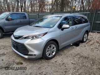 2023 Toyota Sienna Platinum with VIN 5TDESKFC7PS090185, listed as a Copart auction lot 79018464 with Not Provided miles and Salvage Title. Bid and sale history available at DreamBid. Image 1.