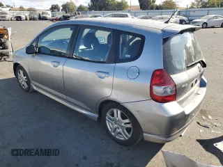 2007 Honda Fit Sport with VIN JHMGD37617S024934, listed as a Copart auction lot 78197174 with 227,377 mi miles and Salvage Title. Bid and sale history available at carsss.com. Image 2.