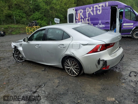 2014 Lexus IS 250 z VIN JTHCF1D26E5001627, wystawiony jako Copart lot #54846815 z przebiegiem 253 807 mil mil oraz Nie do naprawy • Non repairable. Historia ofert i sprzedaży dostępna na DreamBid. Obrazek 2.