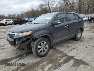 2012 Kia Sorento LX with VIN 5XYKTCA6XCG239803, listed as a Copart auction lot 51057655 with 138,758 mi miles and Salvage Title. Bid and sale history available at carsss.com. Image 1.