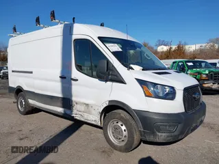 2021 Ford Transit Cargo with VIN 1FTBR1C80MKA48548, listed as a IAAI auction lot 41509103 with 87,523 mi miles and . Bid and sale history available at DreamBid. Image 1.